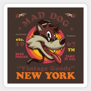 mad dog Sticker